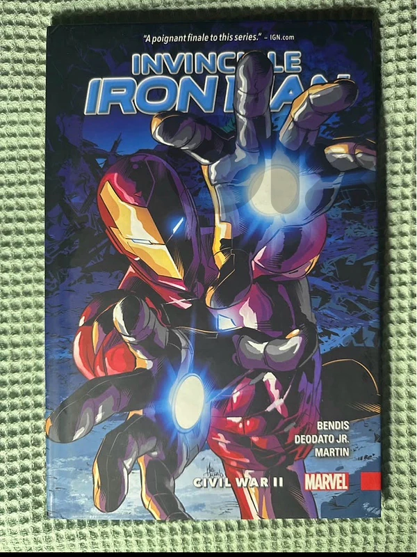 marvel comic book iron man deluxe edition