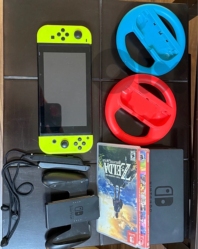 nintendo swicth 1 with 2 Free games
