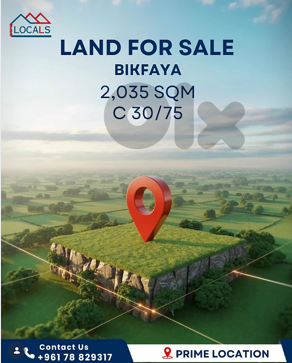 Land for Sale in Bikfaya -  أرض للبيع في بكفيا
