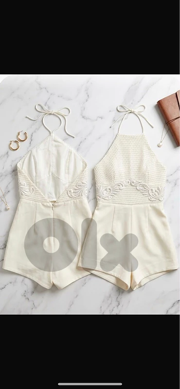 white jumpsuit