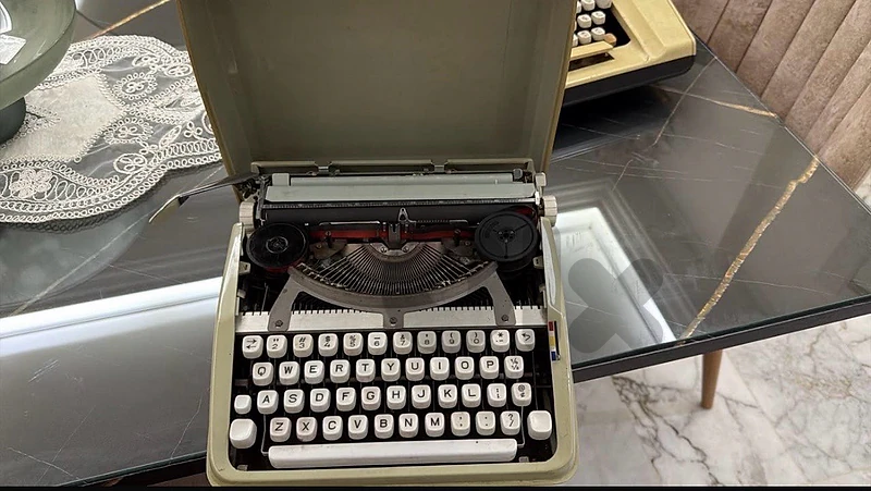 Vintage antique hermes 44 typewriters