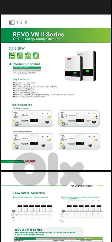 REVO INVERTER 5.5 KW