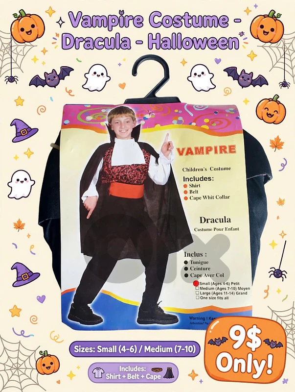 Halloween costume Dracula