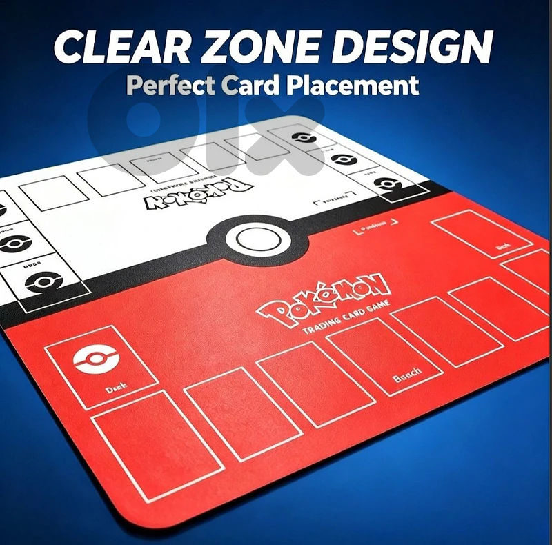 Original Pokemon 2-Players Rubber Playmat