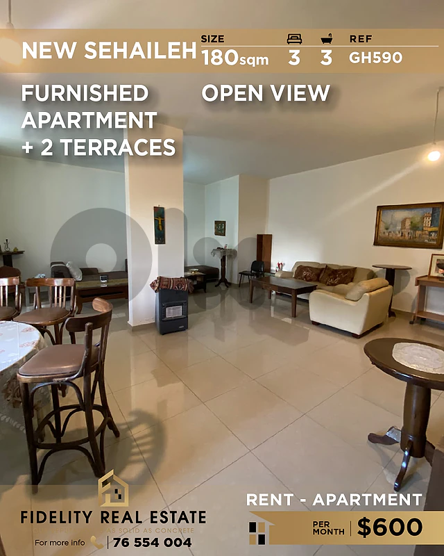 Apartment for rent in New Sehaileh GH590 شقة للإيجار في نيو سهيلة