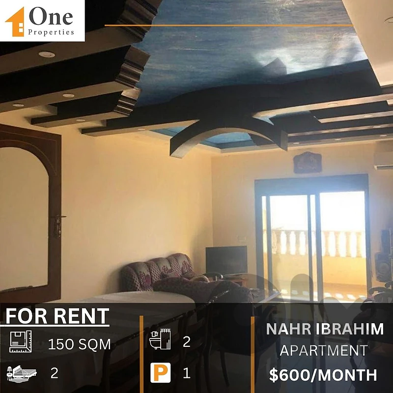 APARTMENT FOR RENT IN NAHR IBRAHIM