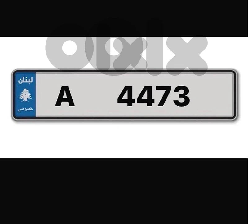 special plate A 4473