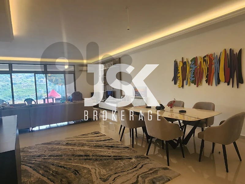 L17818 Spacious Decorated Apartment For Sale in New  Mar Takla Hazmieh
