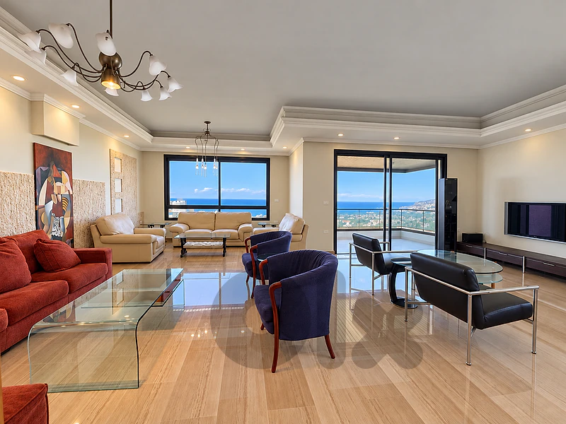 Apartment for Rent in Biyada | Prime Location with Panoramic Sea View