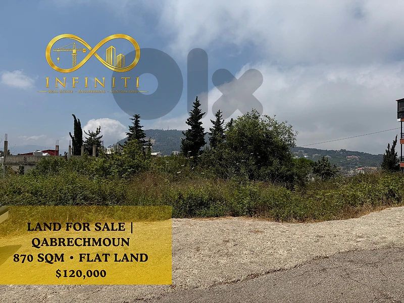 870 SQM Flat Land for Sale in Qabrechmoun, Aley | Zone 20/45