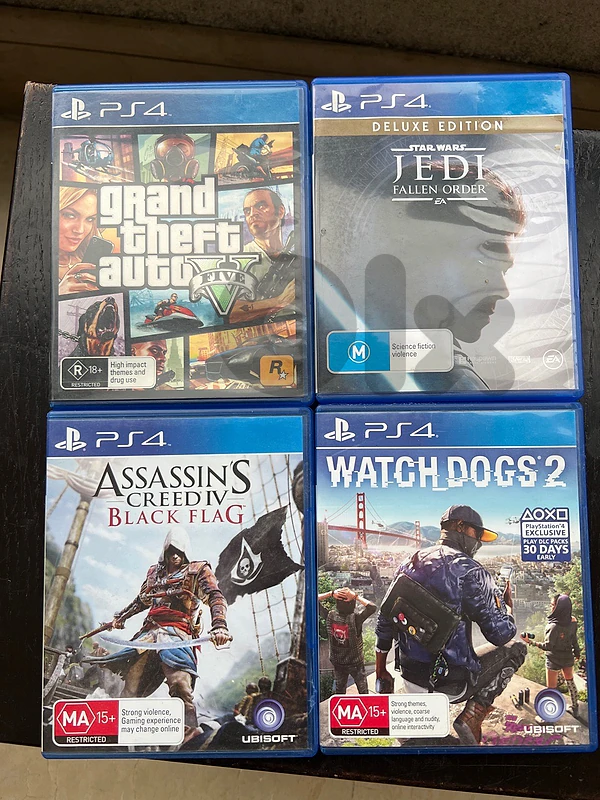 Playstation 4 games (not negotiable)