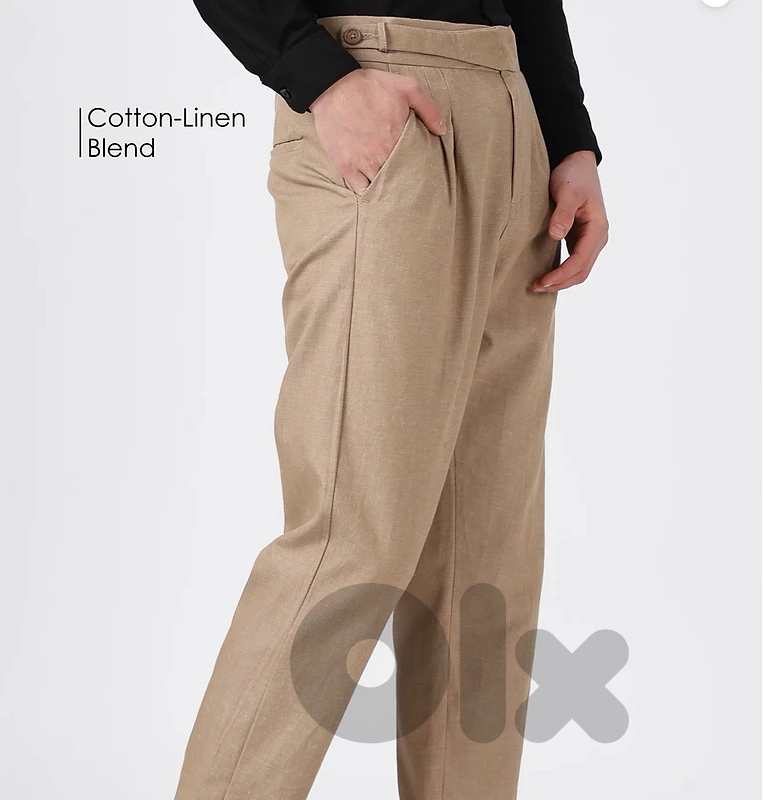 Italian style pant size 31 linen cotton