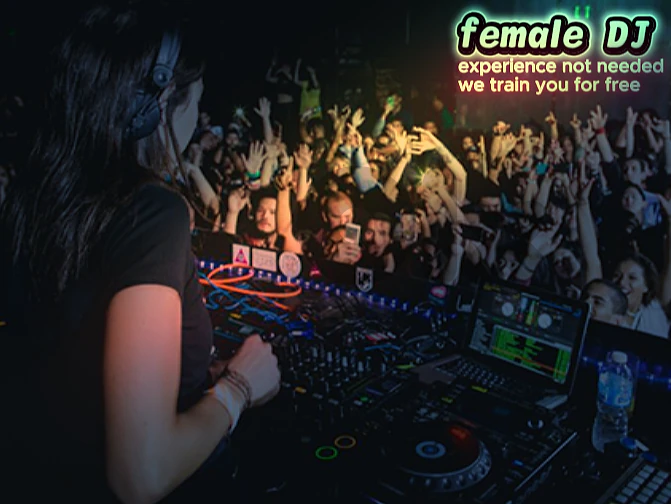 female DJ part-time job