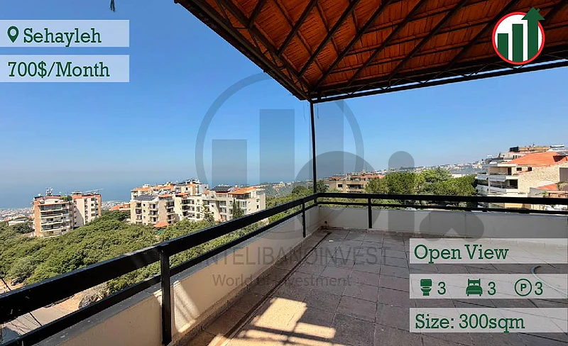 Duplex for Rent in Sehayleh with Open View!!