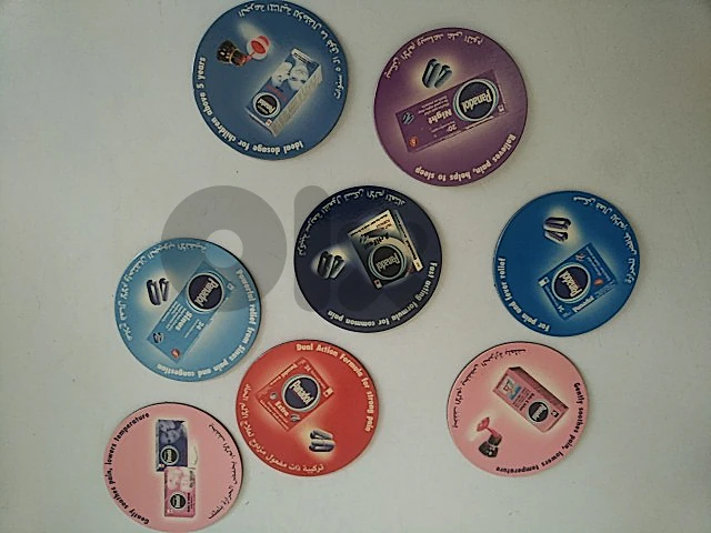 Vintage coasters Pana - Not Negotiable