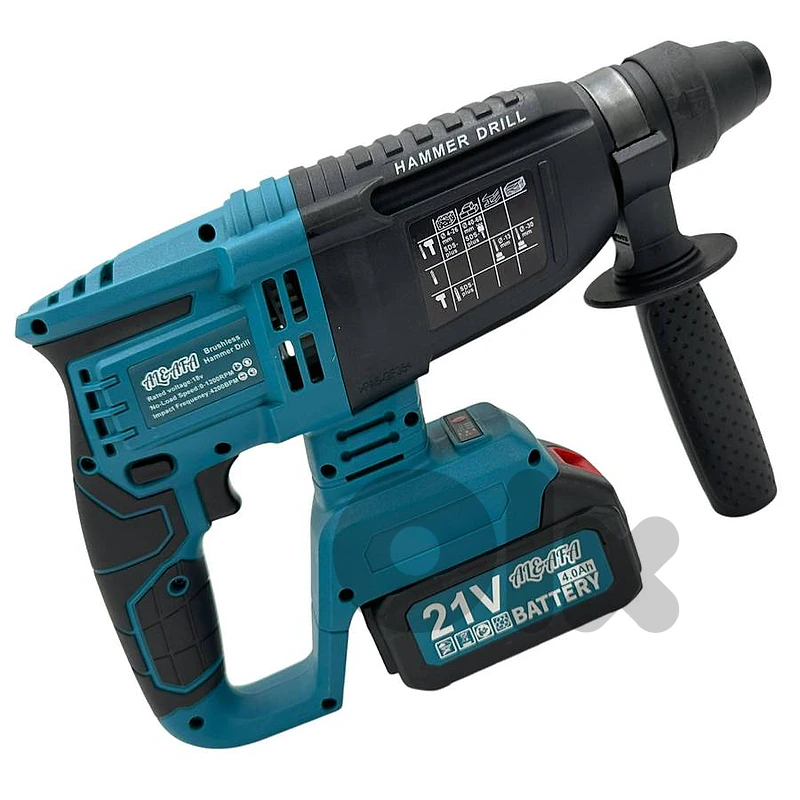 hammer drill sds 2batteries مقدح