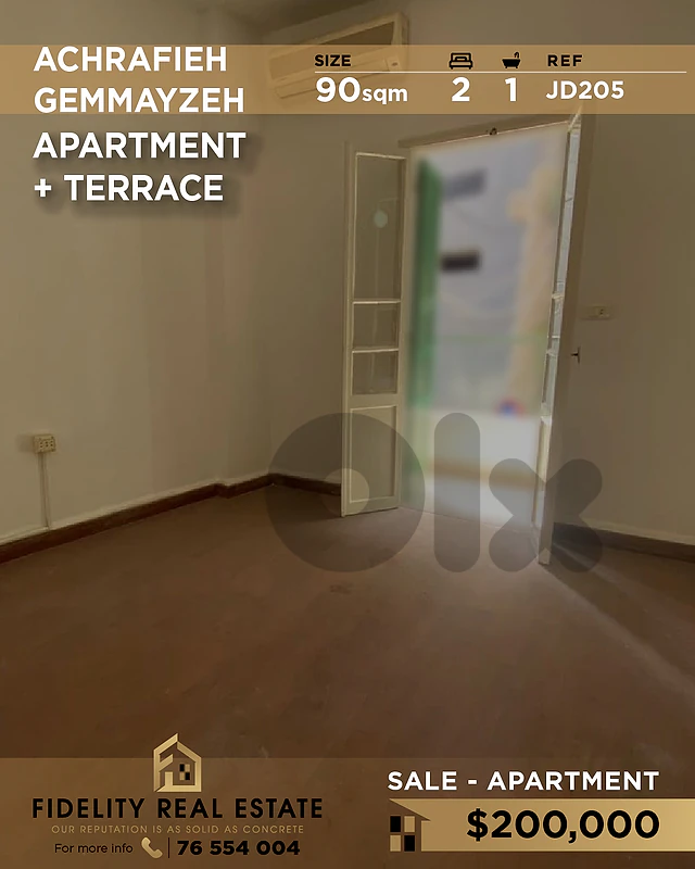 Apartment for sale in Achrafieh JD205 شقة للبيع في الأشرفية