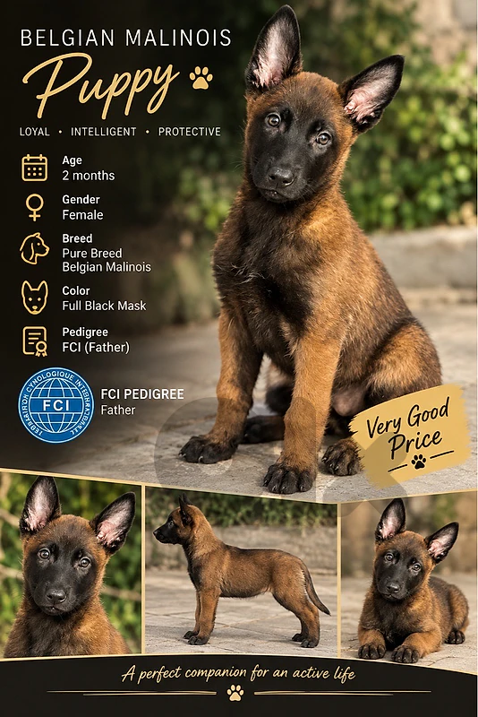 puppy berjer belge MALINOIS