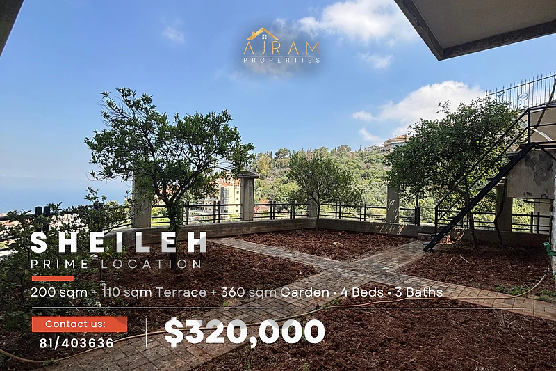 Sheileh | 200 sqm + 110 sqm Terrace + 360 sqm Garden