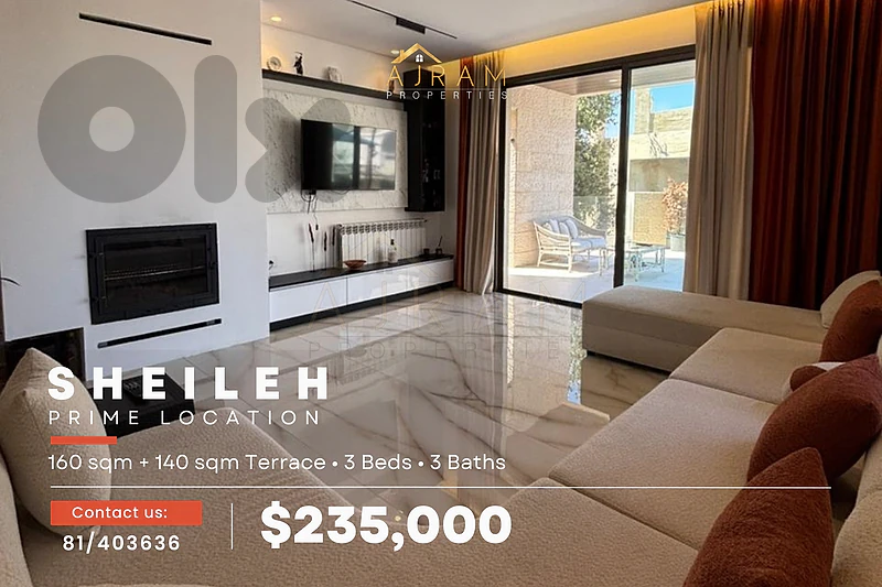 Sheileh | 160 sqm + 140 sqm Terrace | Prime Location