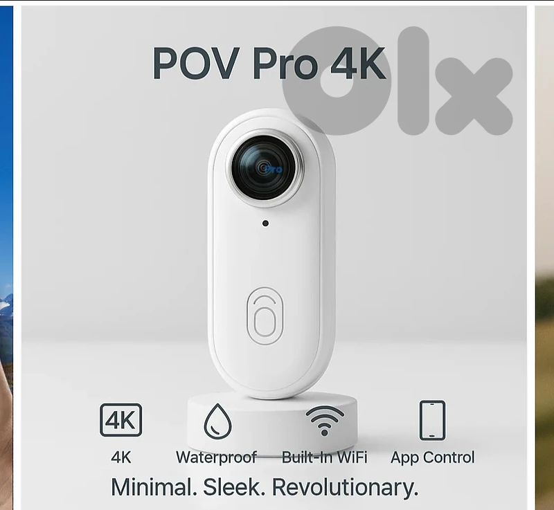 POV Pro 4K Camera 📸+ SD card + head band