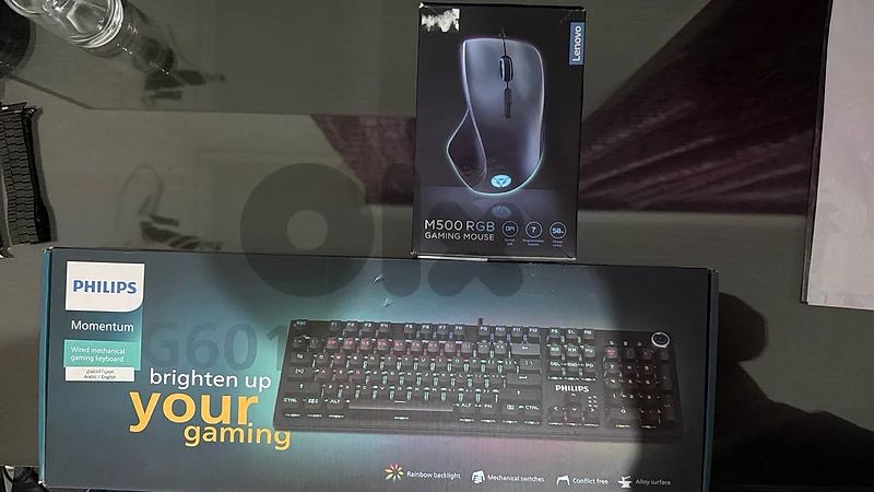 Gaming mouse and keyboard