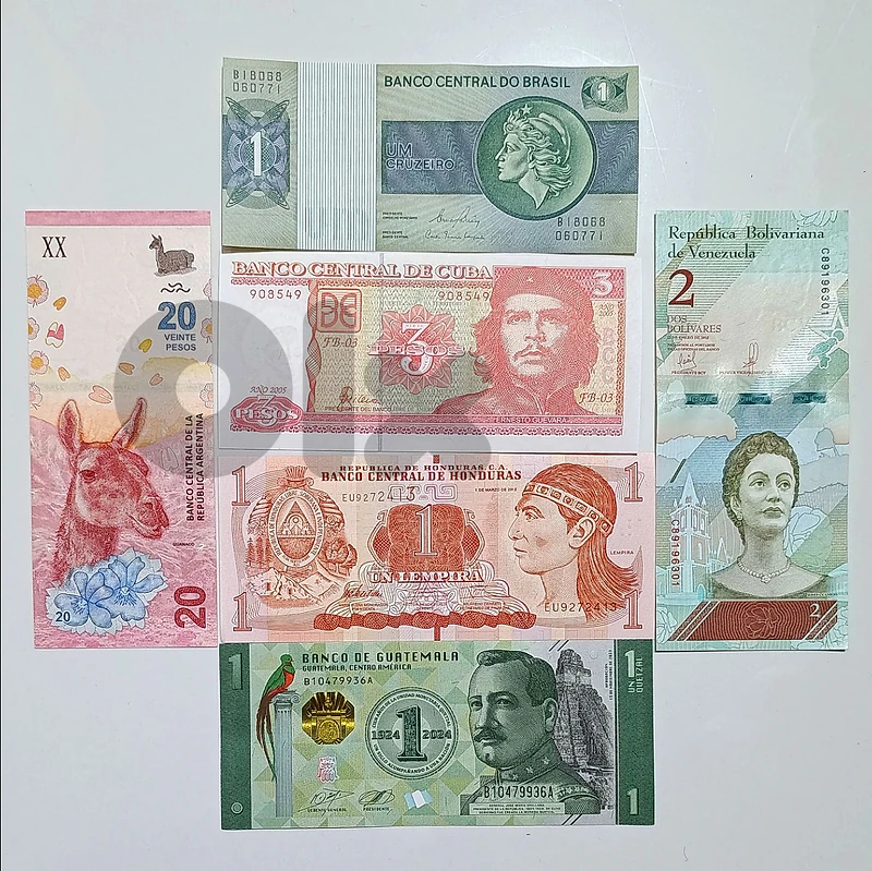 عملات مشكلة لدول امريكا الجنوبية عدد 6 الكل أنسر