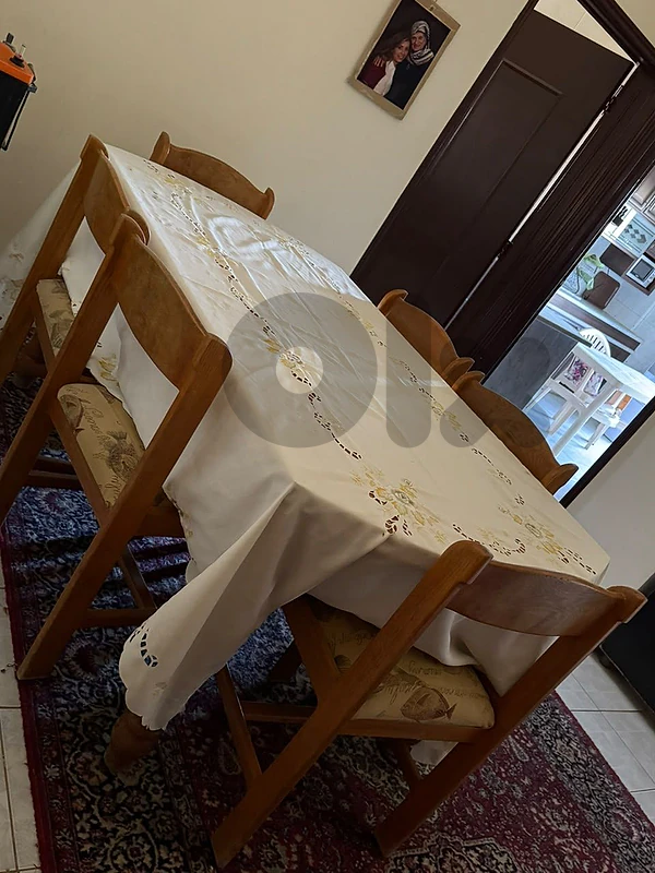 Dining room - طاولة سفرة خشب سنديان