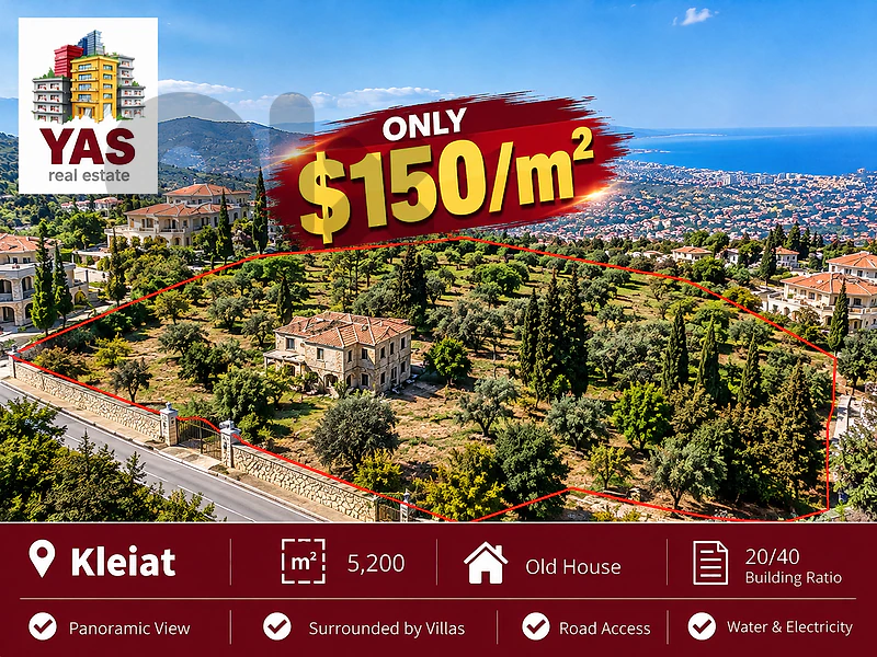 Kleiaat 5200m2 Land With An Old House | Prime Location | 20 / 40 | WA