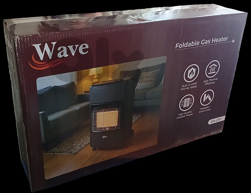 Wave gas heater