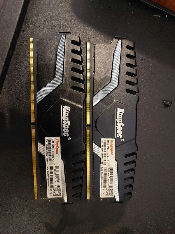 Kingspec Ram ddr5 32gb (16×2) 6000mhz for desktop