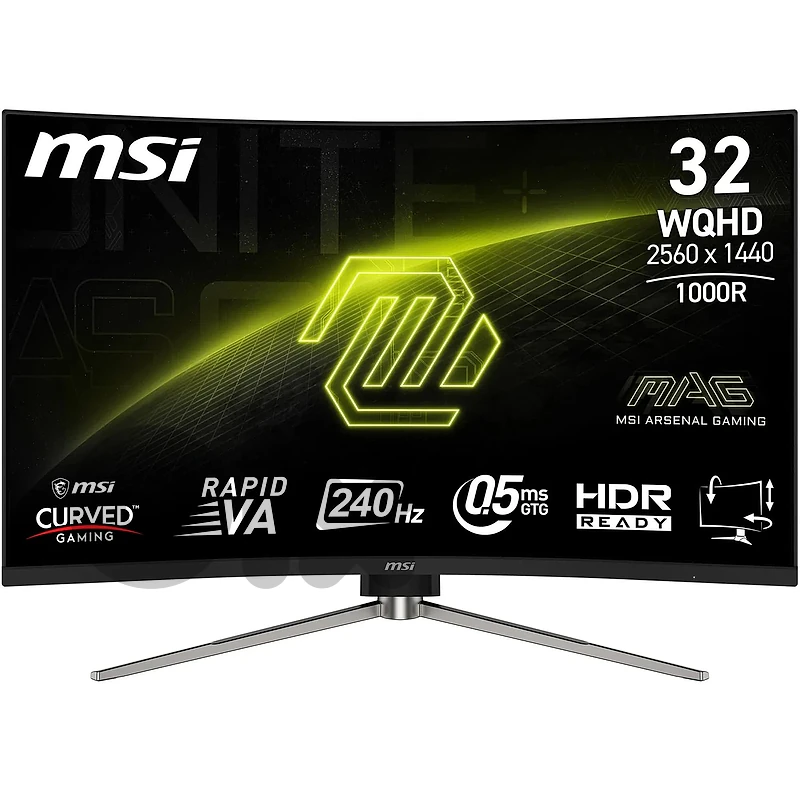 MSI MAG E2 32" 2K 240Hz Curved Gaming Monitor | 325CQRXF