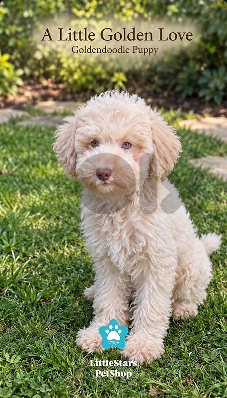 ✨❤️ Mini Goldendoodle puppy imported available in store & delivery كلب