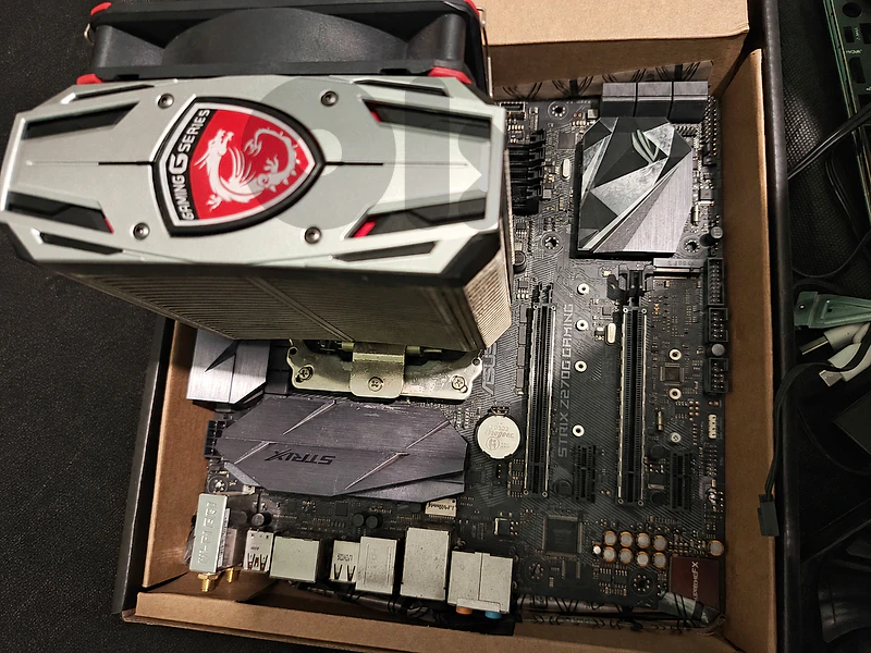 Asus rog 270E - i7 7700k - msi cooler - *no ram*