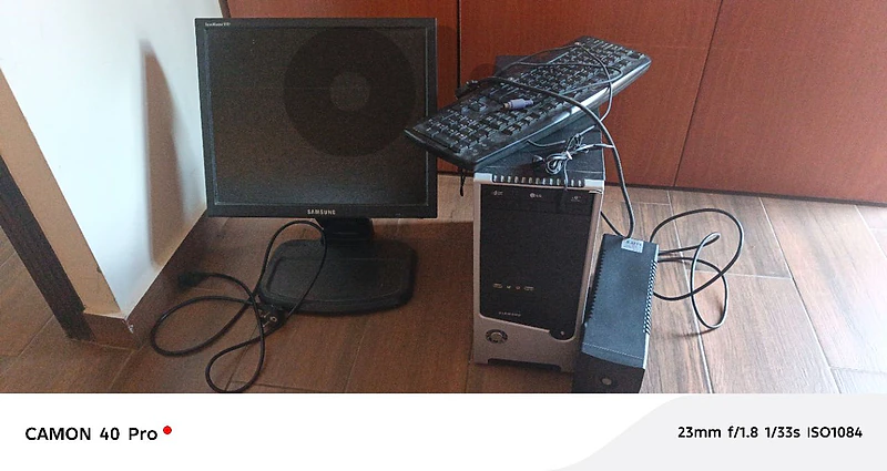 computer samsung + box + ups + keybord