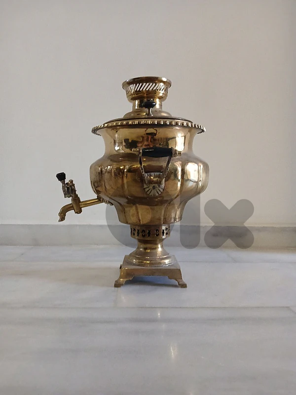 Antique Brass Russian Samovar
