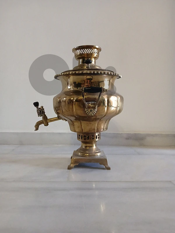Antique Brass Russian Samovar