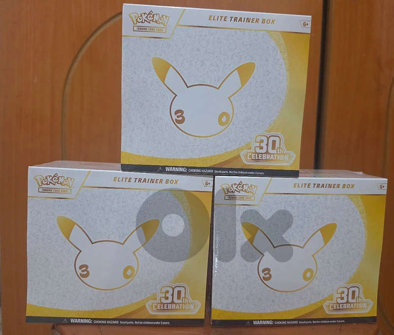 Pokemon 30th Anniversary ETB for 220$ a piece