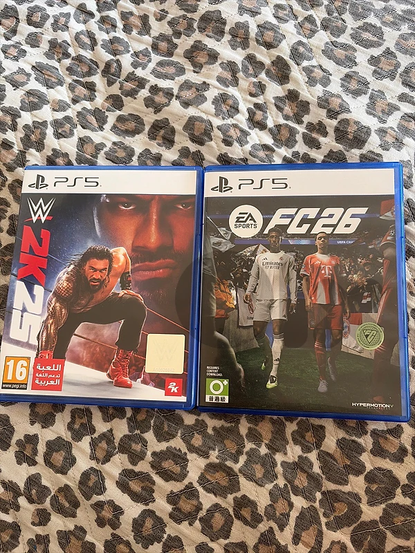 WWE 2k25/ fc26 arabic with online code