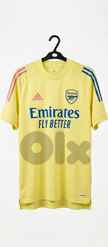 2020/2021 Arsenal yellow away kit (Arsenal Jersey)