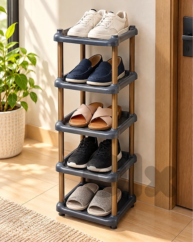 5-Tier Shoe Rack / Storage Shelf – Space Saving