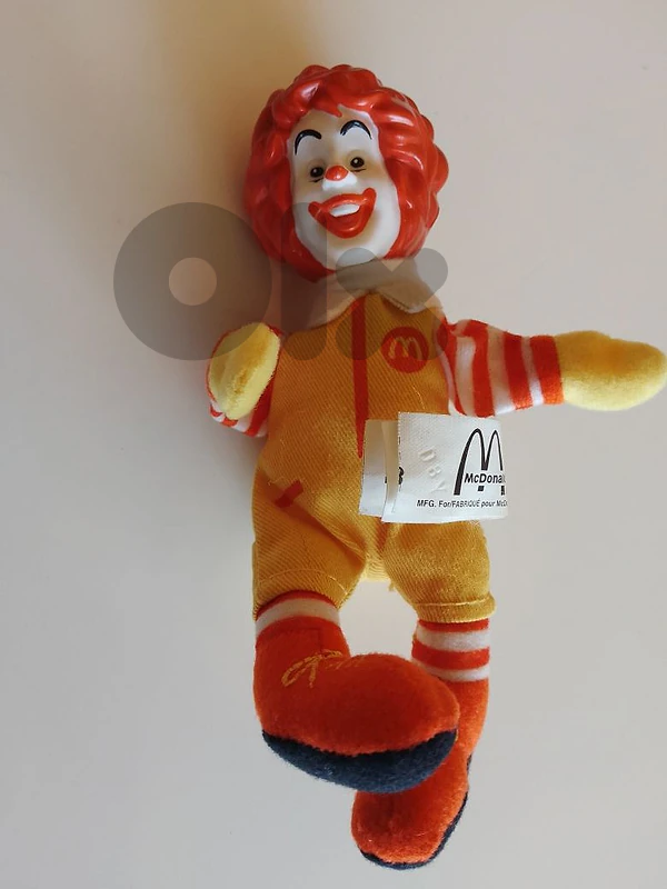 2002 McDonald's Ronald McDonald plush finger puppet