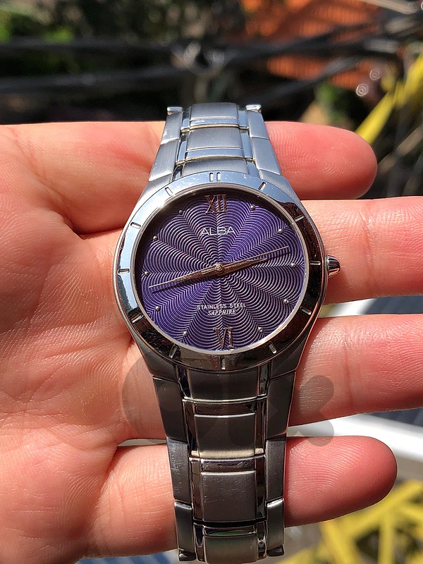 ALBA BY SEIKO WATCH SAPPHIRE CRYSTAL CLASSIC LIKE NEW 39MM