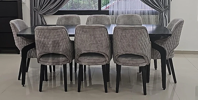 Dining table and chairs
