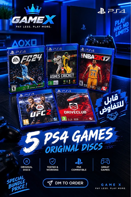 5 games for 40$