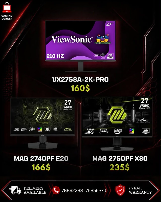 New Gaming Monitor with 2k Resolution