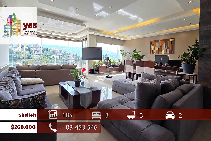 Sheileh 185m2 | Panoramci View | New Flat | Calm Street | EL
