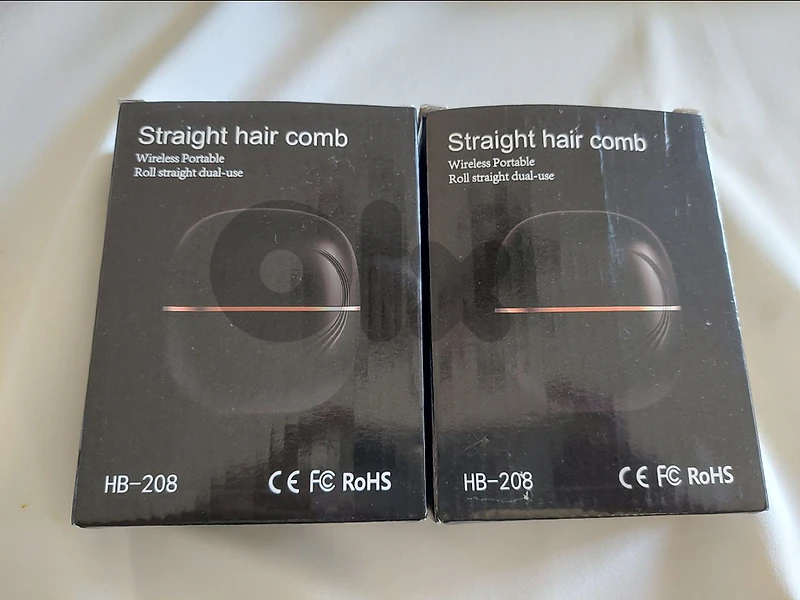 2 Straight Hair Comb - Wireless - Portable - Multifunctional
