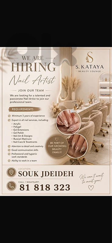 hiring nails artist