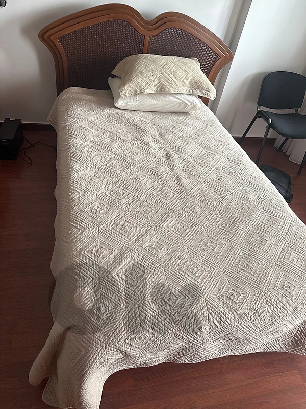 Solid Wood Beds (Semi-Double / مفرد ونص) – Excellent condition